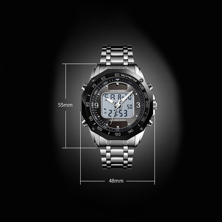 Innovative Dial Style Solar-Powered Digital Watches