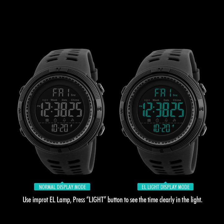 Sports & Military Watch - The Compact™ Men's Luxury Electronic Digital Outdoor Watch