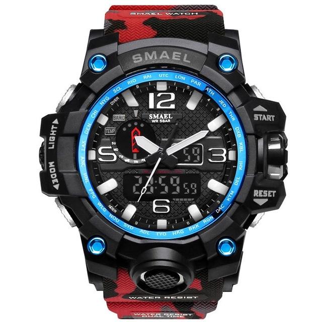 Sports & Military Watch - The King™ Men's Dual Display Analog Digital LED Waterproof Sports Watch