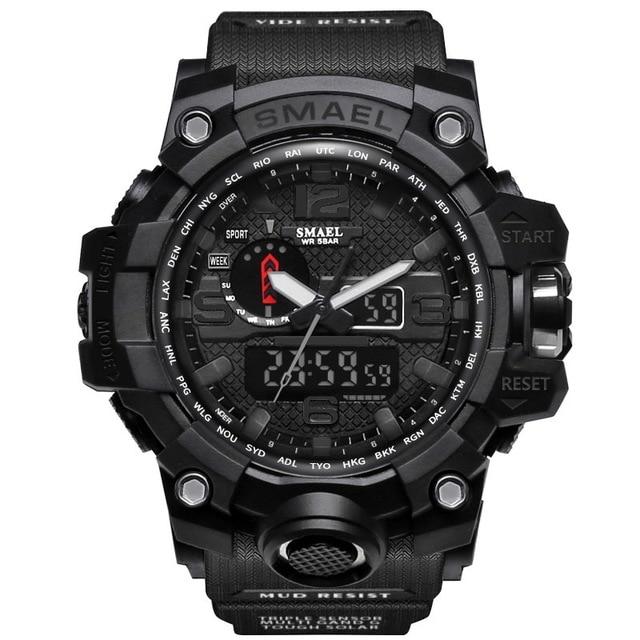 Sports & Military Watch - The King™ Men's Dual Display Analog Digital LED Waterproof Sports Watch