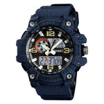 Sports & Military Watch - The Striped™ Men's Denim Dual Display Waterproof Outdoor Digital Watch