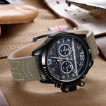 Sports & Military Watch - The Tri Bulk™ Men's High Quality Canvas Belt Military Watch