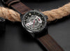 Sports & Military Watch - The Wheel™ Luxury Brand Military Leather Sportswatch For Men