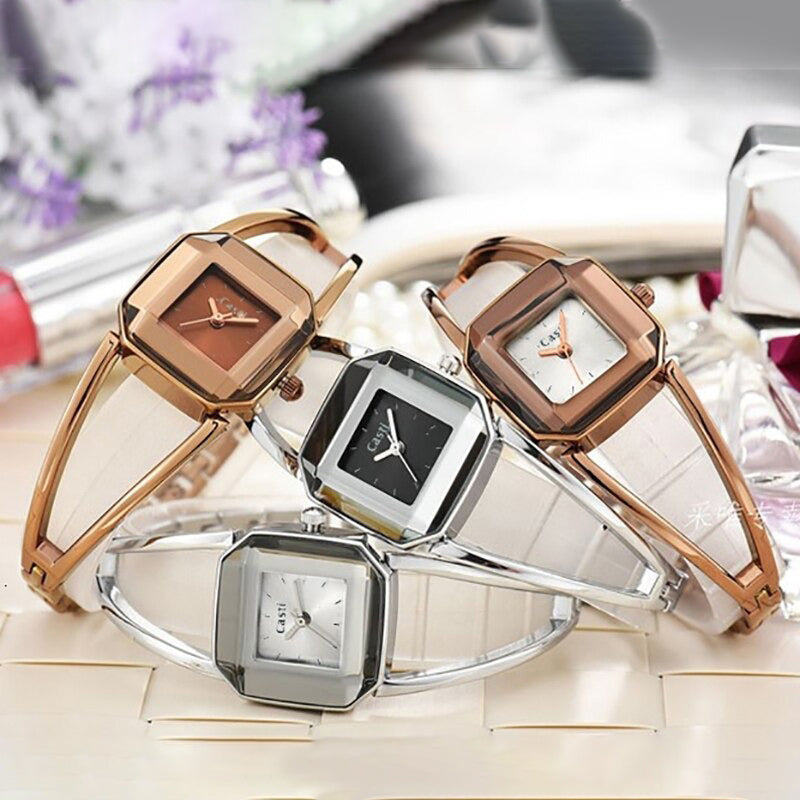 Unique Square Fashion Hollow Strap Quartz Watches