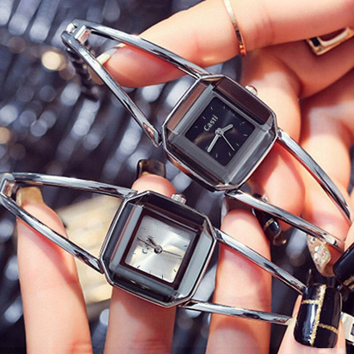 Unique Square Fashion Hollow Strap Quartz Watches