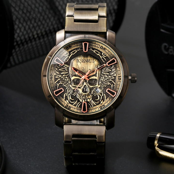 Cool Steampunk Retro Skeleton Skull Trend Quartz Watches