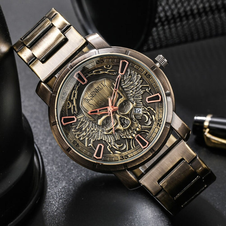 Cool Steampunk Retro Skeleton Skull Trend Quartz Watches