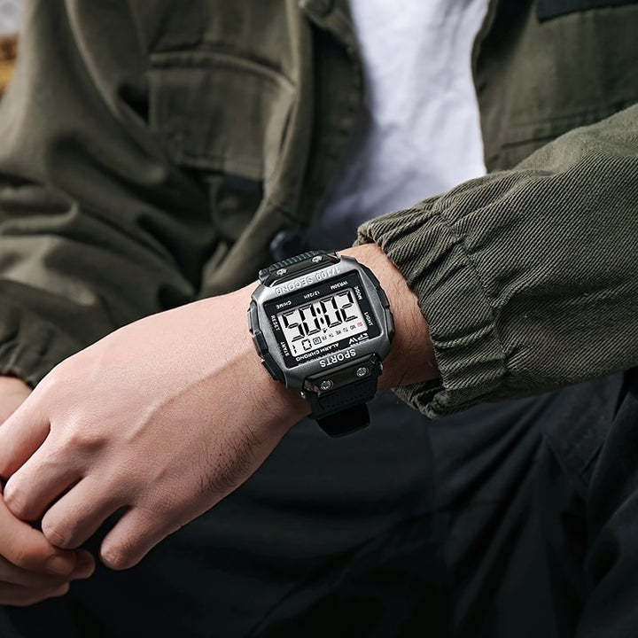 HD Large Screen Dial Sporty Outdoor Trend Digital Watches