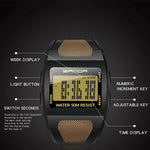 Large Screen Digital Display Sports Watches for Men