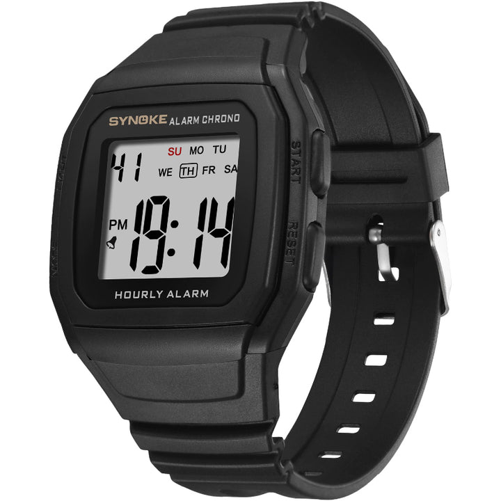Classic Large-Size Dial Digital Display Sports Chronograph Watches