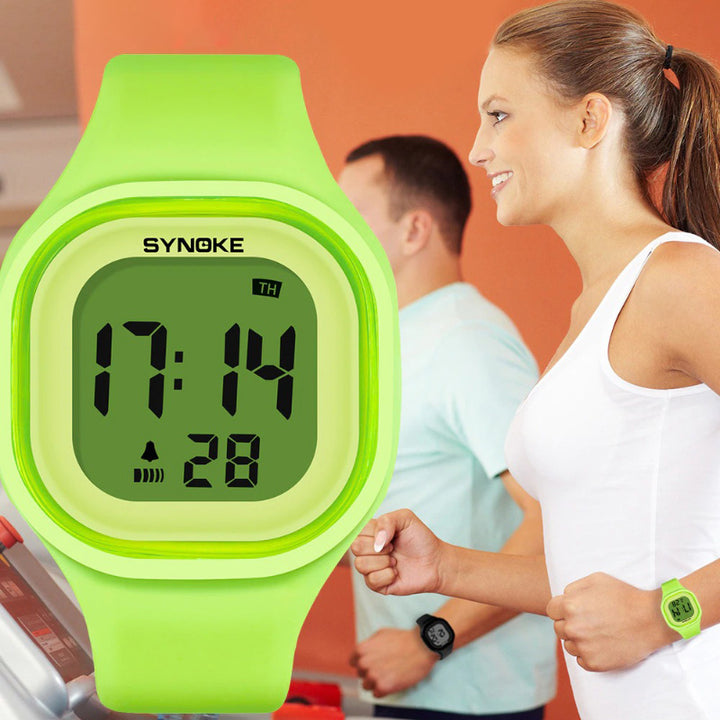 Colorful Digital Display Sports Chronograph Watches