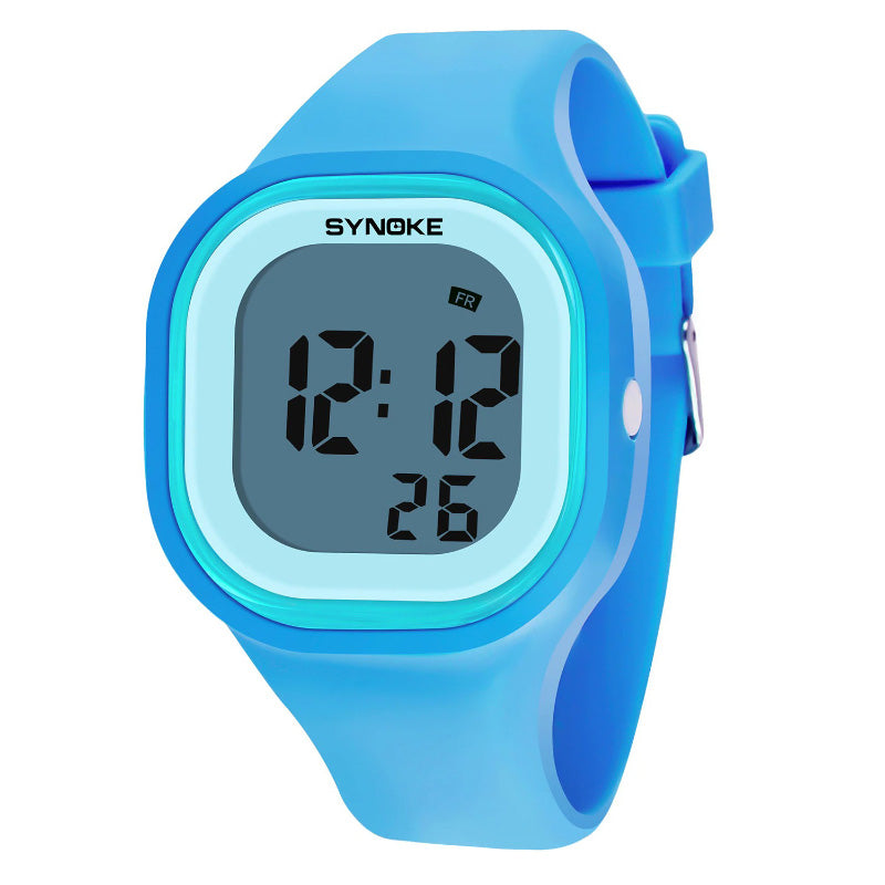 Colorful Digital Display Sports Chronograph Watches