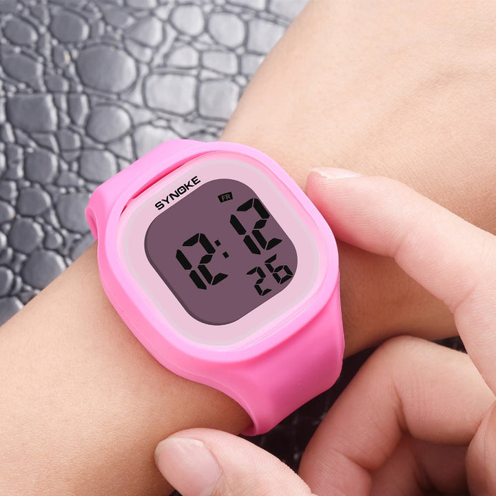 Colorful Digital Display Sports Chronograph Watches
