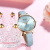 UPDATE PRODUCT TYPE - Charismatic Flower Dial With Vegan Leather Strap Quartz Watch