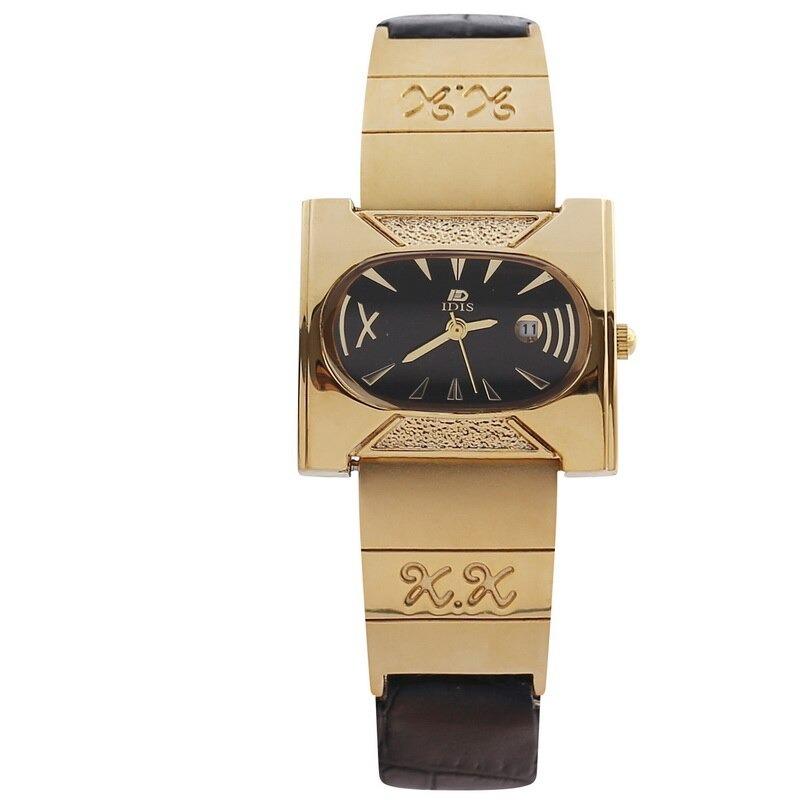 UPDATE PRODUCT TYPE - Unique Style Rectangular Case Vegan Leather Strap Quartz Watches