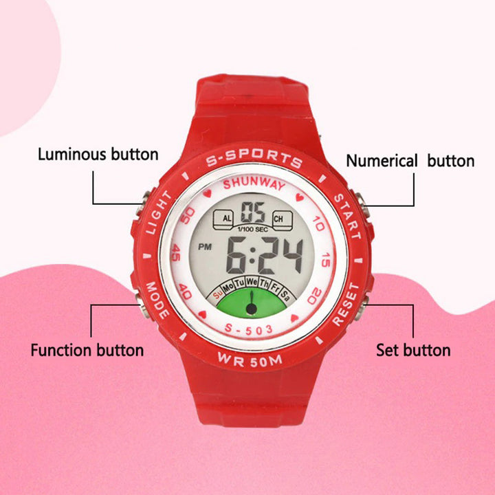 Multi-color Luminous LED Display Watches for Kids