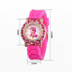 Children's Cartoon Pink Unicorn Fashion Quartz Watches