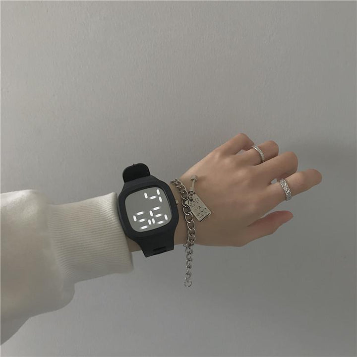Minimalist Large Square LED Digital Dial Display