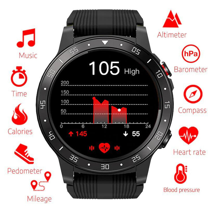 Watch - All-Day Fitness Tracker With Bluetooth GPS Smartwatch