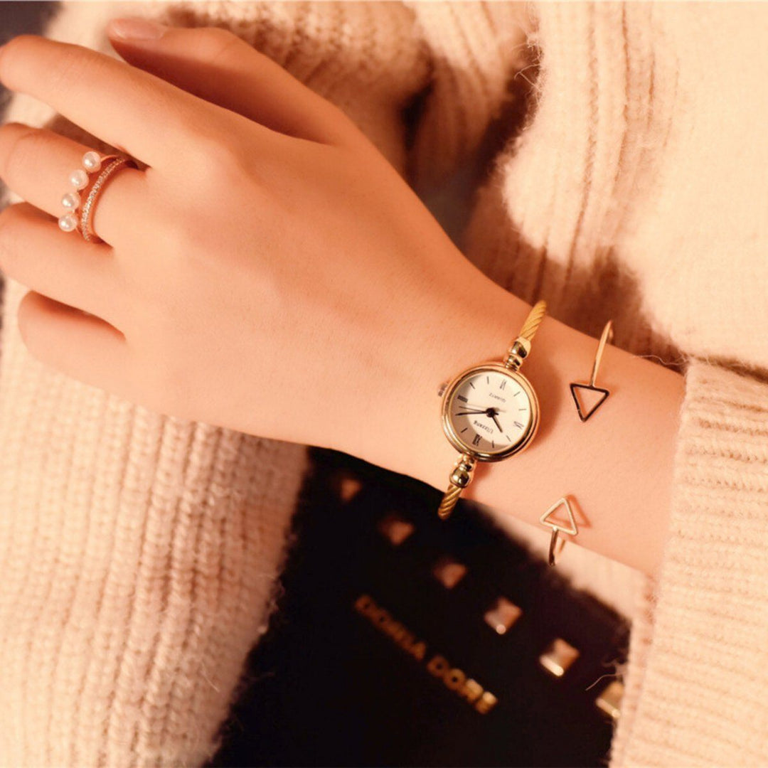 Small Bangle Bracelet Luxury Wrist Watch For Women