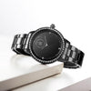 Watch - Brilliant Rhinestone Bezel Quartz Watch