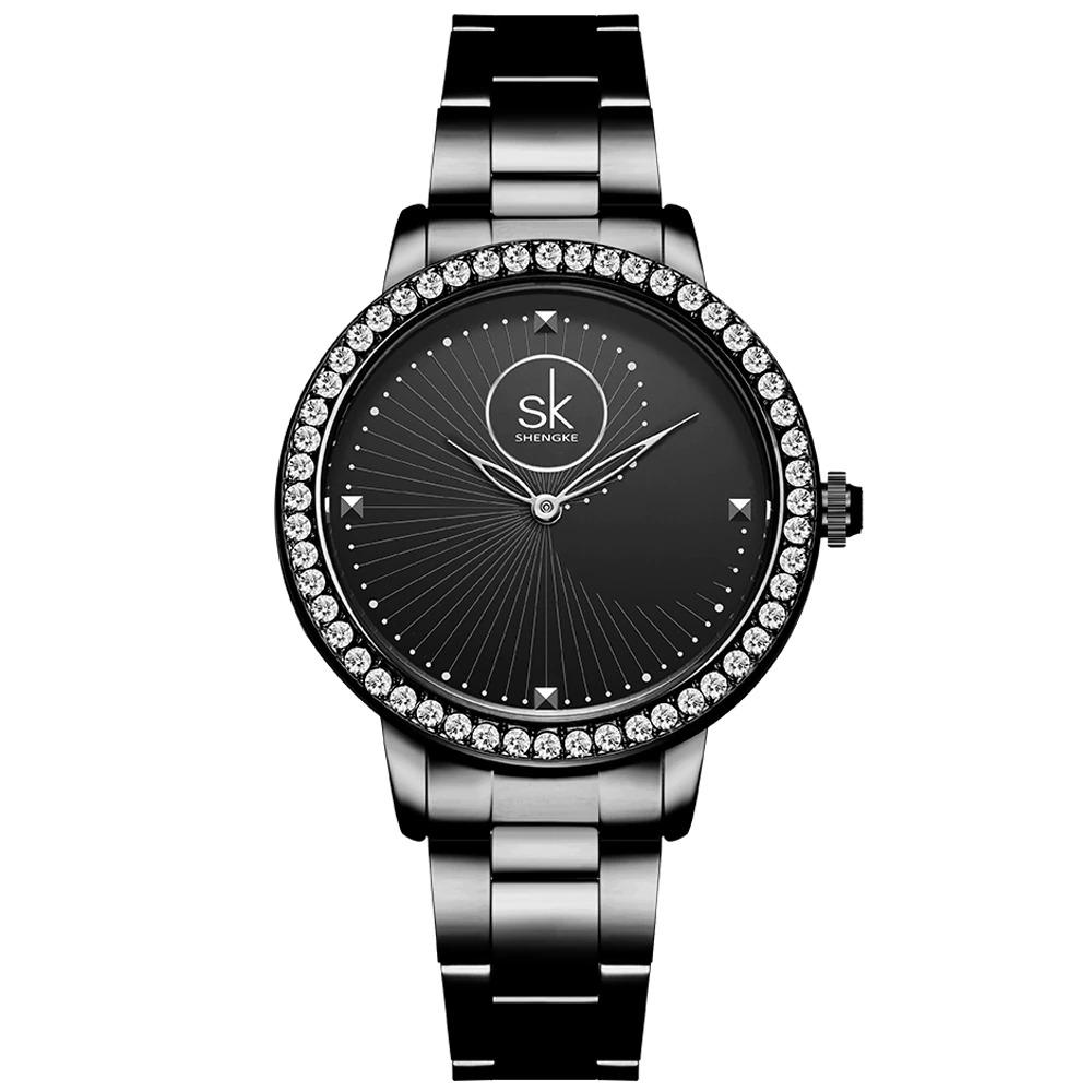 Watch - Brilliant Rhinestone Bezel Quartz Watch