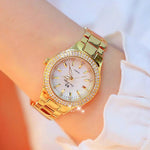 Watch - Brilliant Rhinestones With Stainless Steel Wrist Watch For Women