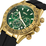 Watch - Captivating Chronograph Quartz Watch With Silicone Band