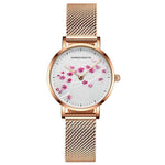 Watch - Captivating Embossed Flower Dial Quartz Watch