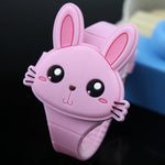 Watch - Cartoon Rabbit With Flip Case Digital Watch For Kids