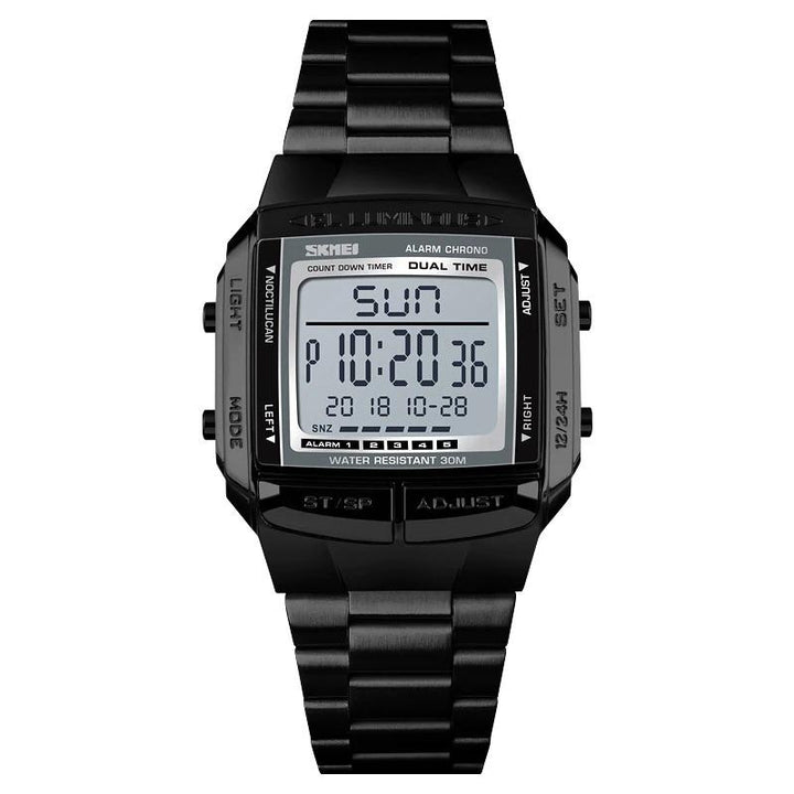 Watch - Casual Square Case Digital Sport Watch