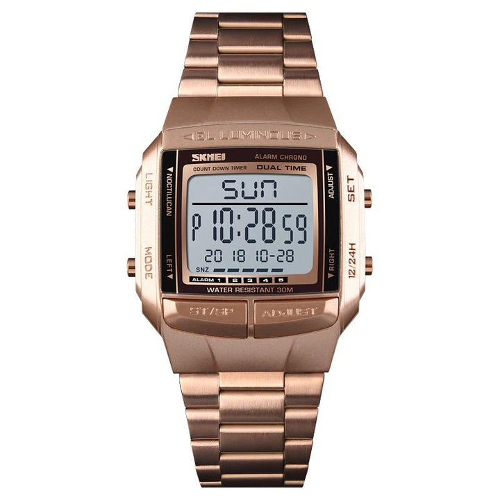 Watch - Casual Square Case Digital Sport Watch