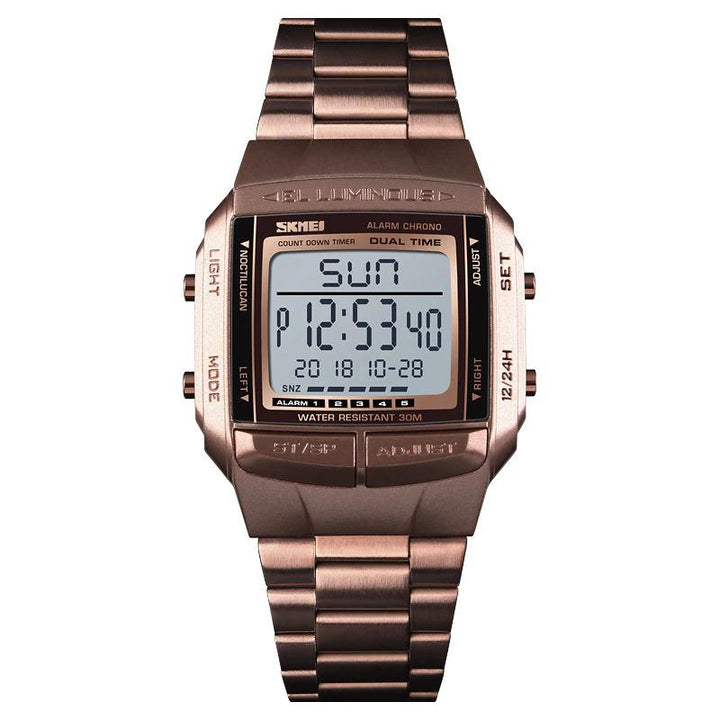 Watch - Casual Square Case Digital Sport Watch