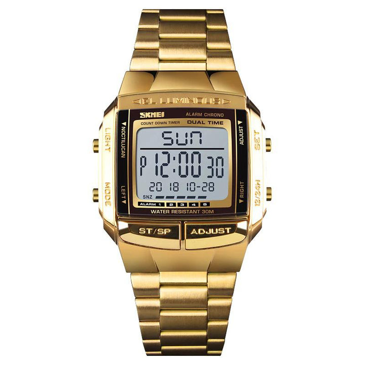 Watch - Casual Square Case Digital Sport Watch