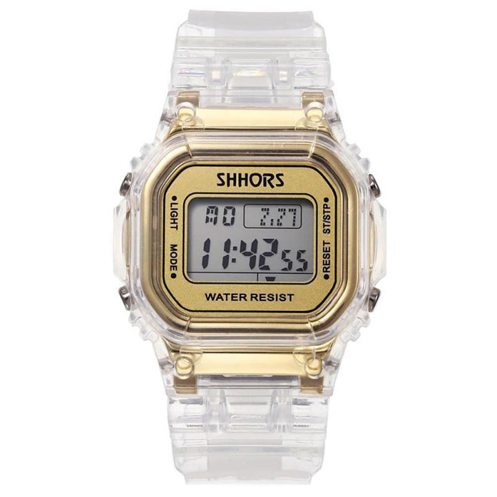 Watch - Casual Transparent Digital Sports Watch