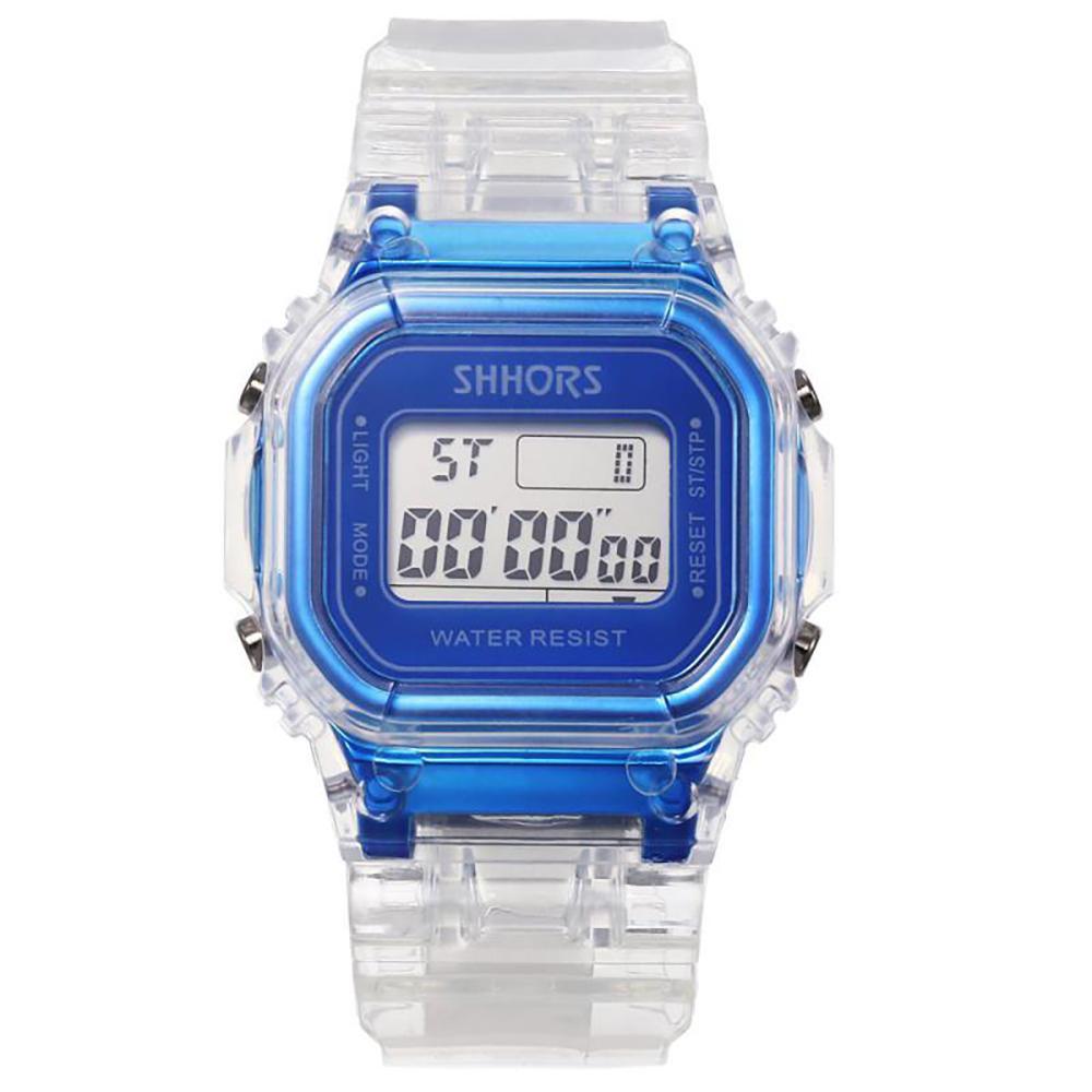 Watch - Casual Transparent Digital Sports Watch