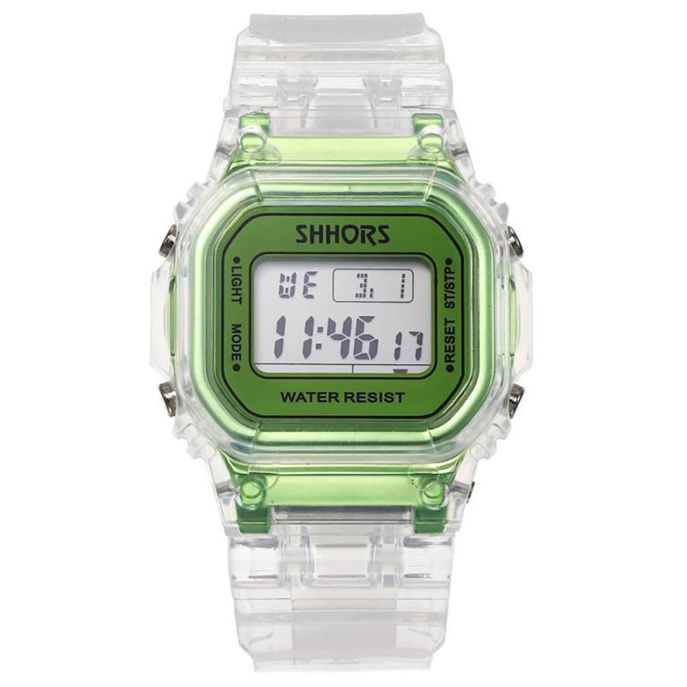 Watch - Casual Transparent Digital Sports Watch