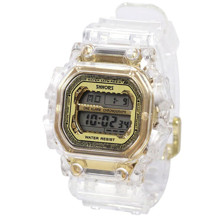 Watch - Casual Transparent Digital Sports Watch