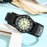Watch - Children's Fashion Luminous Nylon Strap Quartz Watch