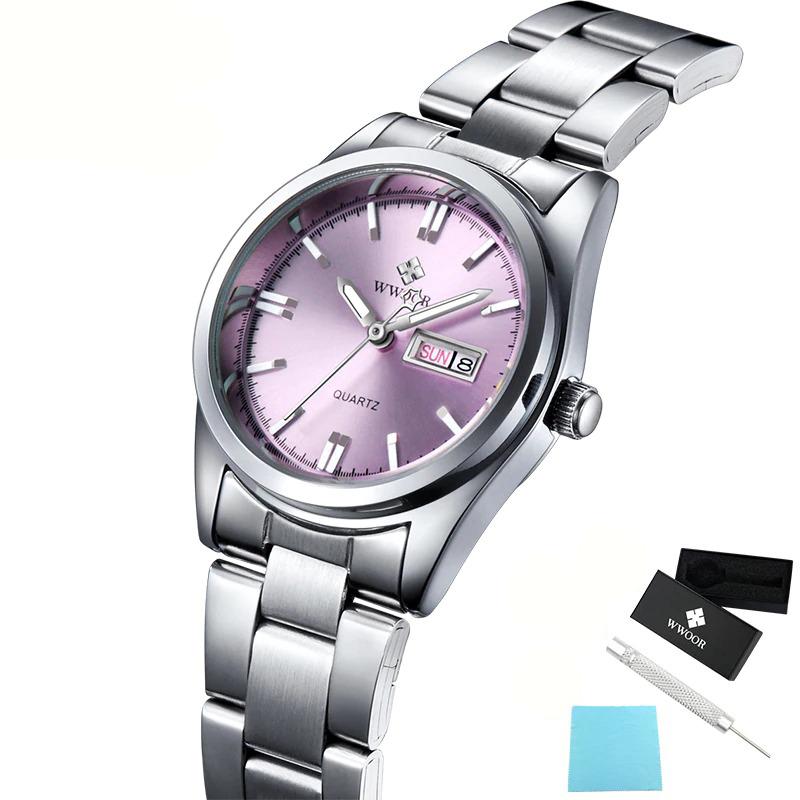 Watch - Classic Full Silver Stainless Steel Quartz Watch