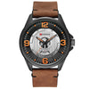 Watch - Classic Leather Strap With Big Dial Quartz Watch