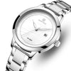 Watch - Classic Numberless Dial With Stainless Steel Quartz Watch