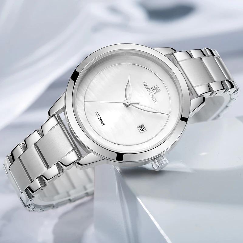 Watch - Classic Numberless Dial With Stainless Steel Quartz Watch