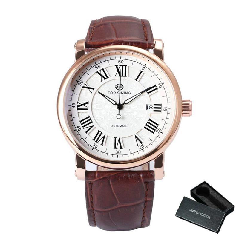  carlien Retro Steampunk Roman Number Leather Watch for