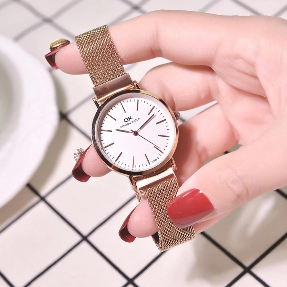 Watch - Classic Ultra-thin Mesh Band Quartz Watch