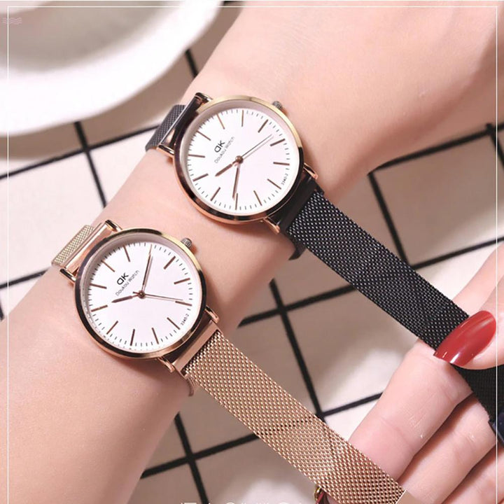 Watch - Classic Ultra-thin Mesh Band Quartz Watch