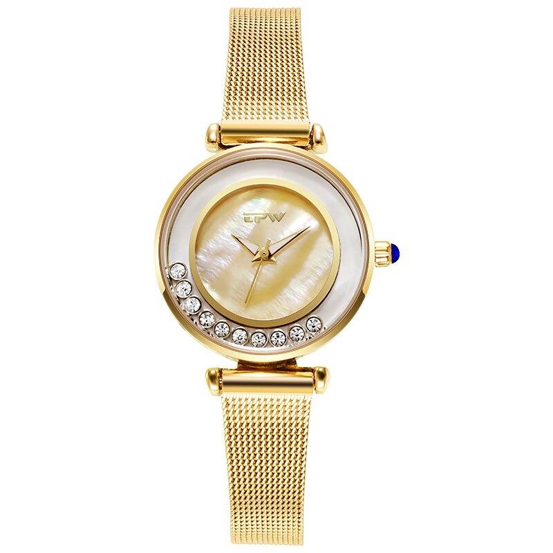 Watch - Classy Rolling Rhinestone Dial Quartz Watch