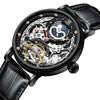 Watch - Cool Skeleton Watch With Rhinestone Dial Automatic Watch