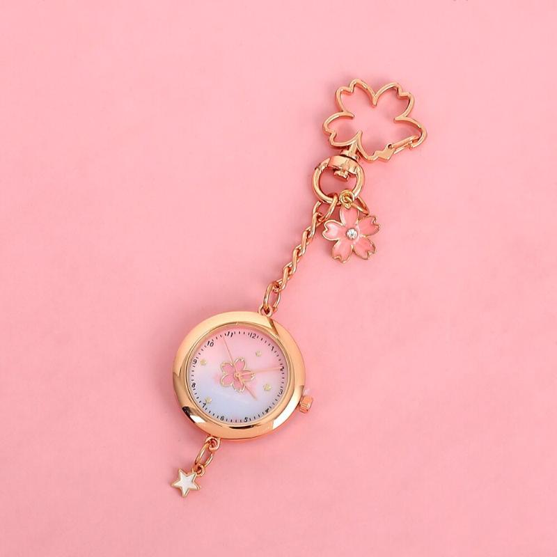 Watch - Cute Cartoon Cat Pocket Watch Keychain