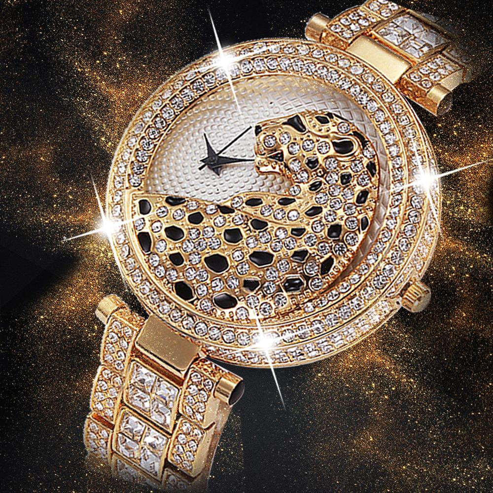 Watch - Dazzling Crystal Diamond Leopard Quartz Watch